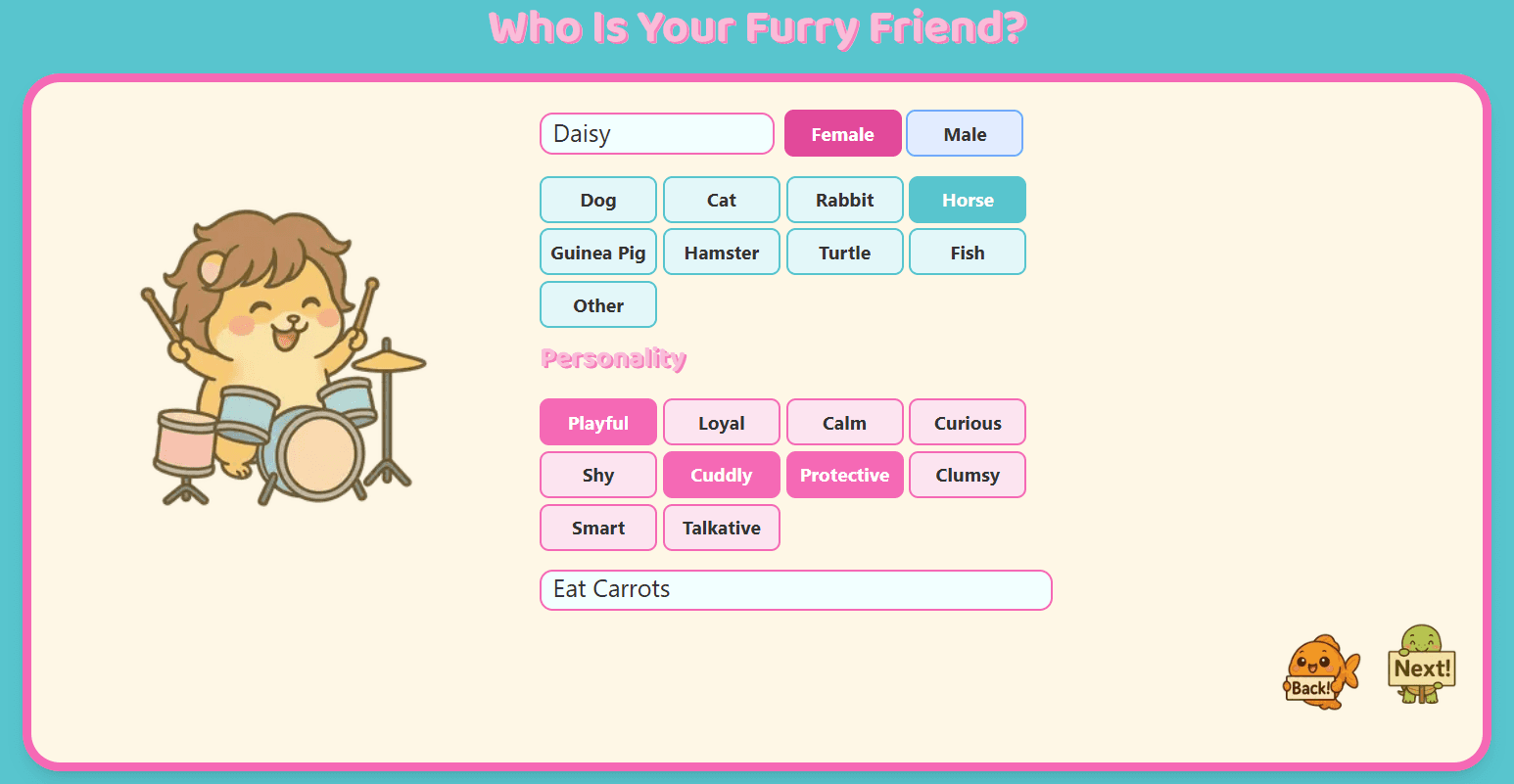 Describe your pet for a personalised AI song in PetSongs